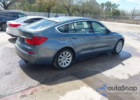 2013 BMW 550I Gran Turismo xDrive from USA, damaged, VIN WBASP0C57DC987970